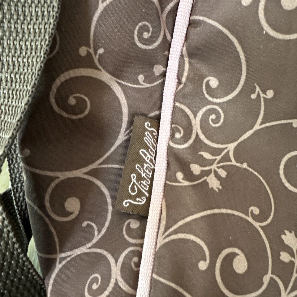 Disney Campanilla Campanilla Mochila Bandolera Bolso de Pañales Hadas Marrón Rosa Foto 2 de 4