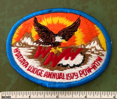 Vintage 1979 OA WIATAVA LODGE 13 Order of the Arrow Pow Wow PATCH BSA WWW Eagle
