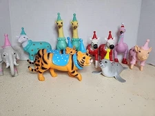 Lot Of 11 Ankyo Circus Party ANIMAL FIGURINES