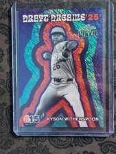 2026 LEAF METAL KYSON WITHERSPOON DRAFT RESUME '25 INSERT PURPLE SHIMMER SSP/7