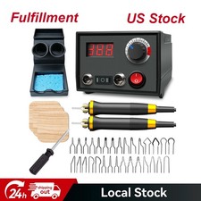 USA Professional Wood Burning Kit with Temperature Control and Ergonomic Design