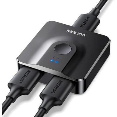 HDMI Switch 2.0 4K 60Hz Splitter 2 in 1 out HDMI Umschalter für PS4 Xbox TV