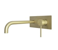 Wall Mount Bathroom Faucet, Gold Wall Mounted Vanity Faucet