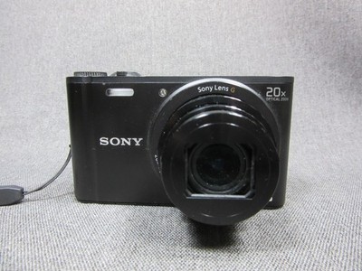 SONY CYBERSHOT DSC WX350 SCHWARZ 18,2MP 20-FACH OPTISCHER ZOOM WIFI 8GB SD OH...