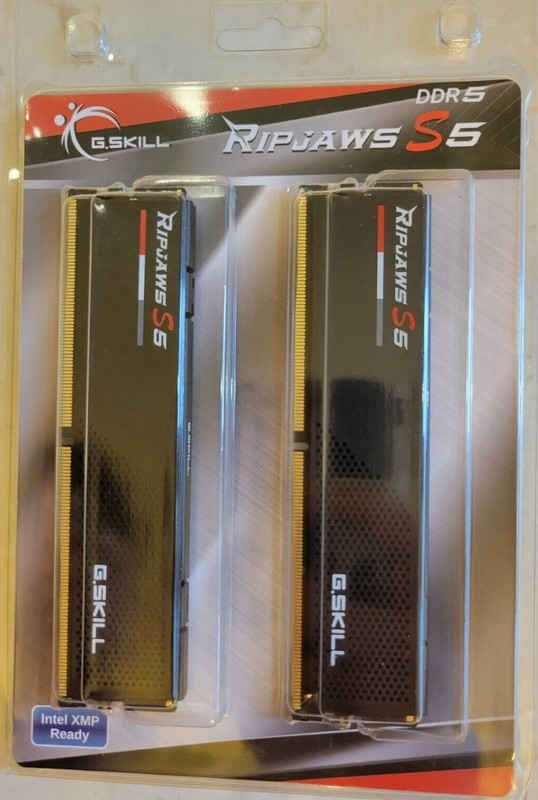 G.skill 64 GB, 32 GB x 2, Desktop Memory, DDR5-6000, F5-6000j3040G32GX2-RS5K