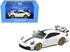 2025 Porsche 911 GT3 Weissach Package White 1/64 Limited Edition by Minichamps