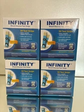 INFINITY Blood Glucose Test Strips 200 Qty.  Exp 08/2027. FAST FREE SHIPPING