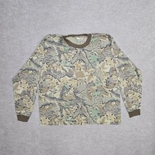 VTG 90s Real Tree Advantage Camo Long Sleeve Shirt Men XL Single Stitch Boxy