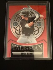 Bryce Rainer 2025 Prizm Talisman Red Prizm #126/199 - #14 Detroit Tigers