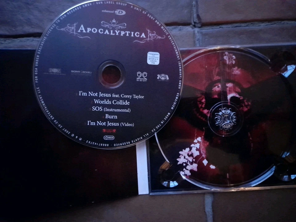Apocalyptica feat. Corey Taylor"i'm Not Jesus" Single, Metal w. Cellos , Digipak - Bild 2 von 3