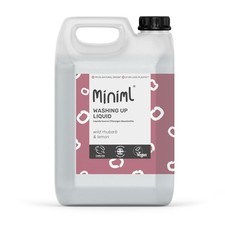 Eco Washing Up Liquid 5L Refill Wild Rhubarb & Lemon Scented Non Bio & Skin 3.92 per litre