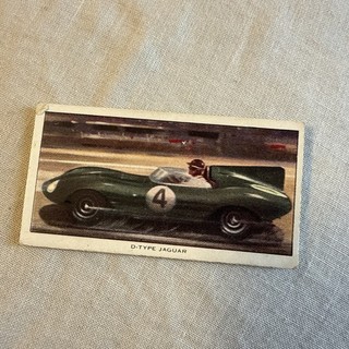 The British Automatic Company Collectors Card D Type Jaguar 1957