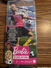 Barbie Made to Move Series 12 Inch Doll Caucasian Soccer Player, 2016 Model