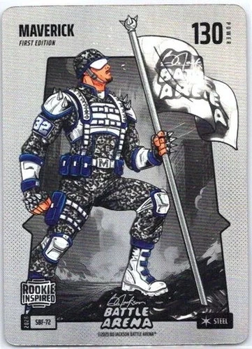 2026 Battle Arena Silver Steel Battlefoil SP SBF-72 Maverick Cooper Flagg RC!