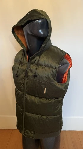 Vintage Harajuku Streetwear Puffer Vest XL Sugar Brand 90’s Surplus Down Filled - product listing photo