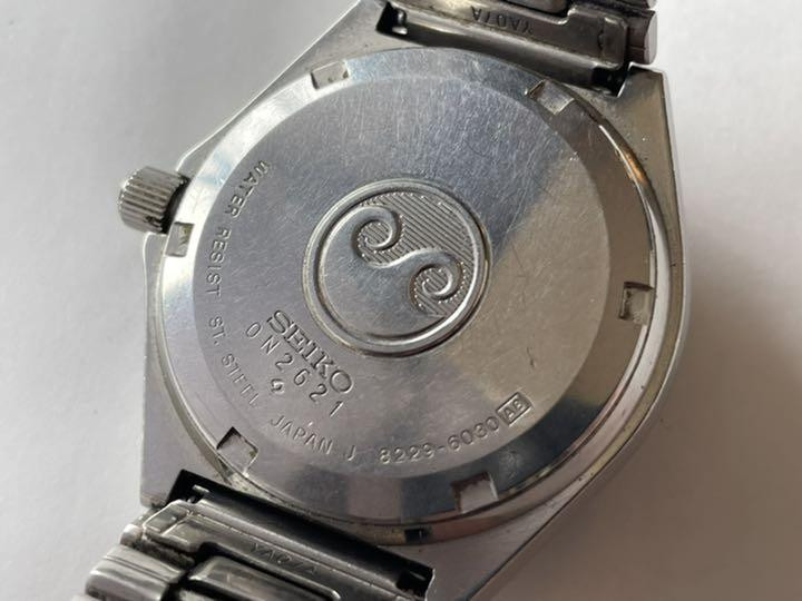 SEIKO Silver Wave 8229-6030 Men's Quartz Watch Vintage Rare SEIKO Silver Wave 8229-6030 Men's Quartz Watch Vintage Rare