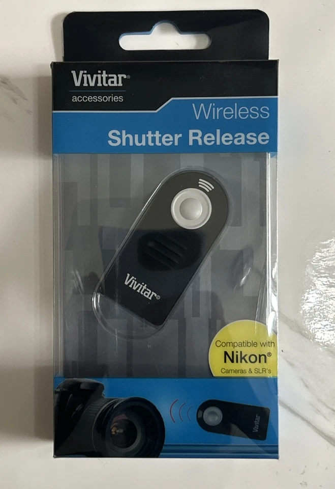 Vivitar VIV-RC-6000B-NIK Infrared Shutter Release, Black Nikon Shutter Release - Image 2 of 4