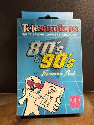 *FREE US SHIPPING, BRAND NEW IN BOX* Telestrations: 80s & 90s Expansion Pack
