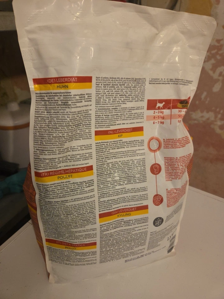 Select Gold Medica Veterinary Diet - MHD: 15.07.25 2.5 Kg+ 300g  - Bild 2 von 3