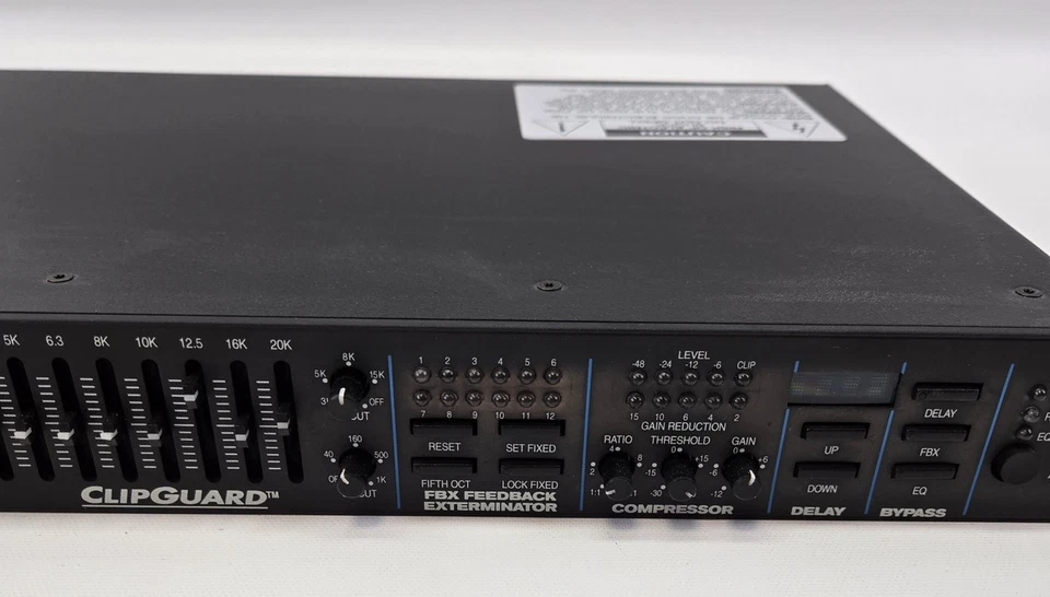 Sabine Graphi-Q GRQ-3101 Digital EQ FBX Compressor Rackmount Pro Audio USA - Image 2 of 4