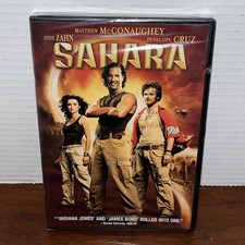 Sahara DVD, 2005 Matthew McConaughey - Penelope Cruz - Steve Zahn - New Pkg Wr