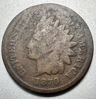 1870  INDIAN CENT   GOOD DETAILS   KEY DATE #1393