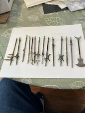 GROUP OF Seven (14)DIFFERENT MINIATURE MEDIEVAL SWORDS!! NOS