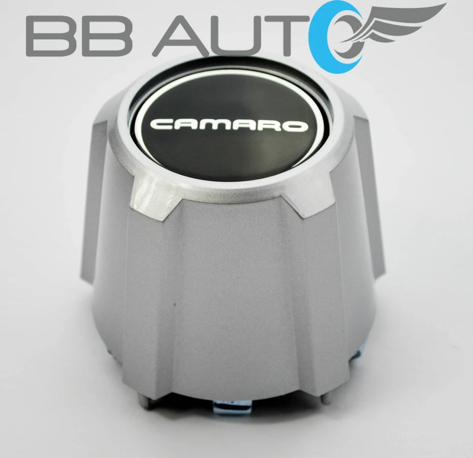 NUEVO Juego de tapas centrales PLATEADO Y NEGRO para Chevy Camaro RS Z28 1982-1992 ruedas de 15" Foto 3 de 4