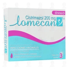 OTC Lomecan V 200mg 3 Óvulos/ Vaginal Infection