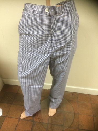 Chef Trousers - Mens - Blue \u0026 White 