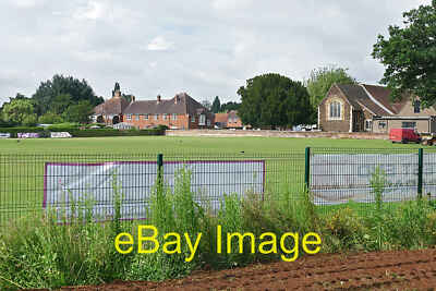 Photo 12x8 Chobham cricket ground Looking across the cricket ground toward c2016