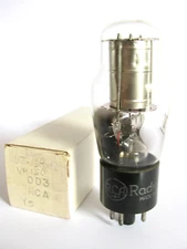1941 RCA VR150 VT-139 / VR150 (OD3)Voltage Regulator Tube- TV7 tests@ 70, min:40