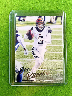JOE BURROW ROOKIE CARD JERSEY #9 BENGALS RC 2020 Panini Chronicles Luminance LSU