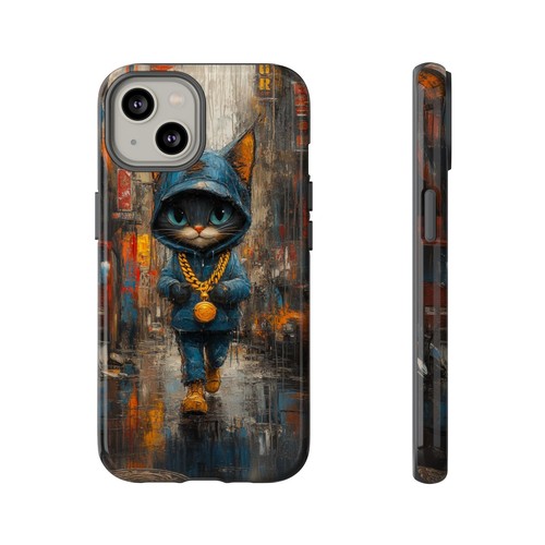 For iPhone | Samsung Galaxy | Pixel Phone Case - Cat Hoodie Big Kitty City - 第 85/246 張圖片