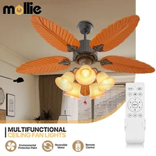 52" Reversible Ceiling Fan[REMOTE CONTROL+TIMER]6 Speeds Quiet Indoor Light Fan