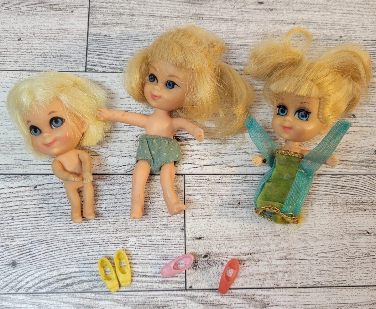 Mattel Liddle Kiddle Kolognes 3点まとめ売り Lot of 3 Vintage Liddle Kiddles Dolls 1965 Mattel | eBay