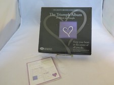 Creative Memories 7x7 Triumph Silver Heart Album w/12 Pages - New in Box - cm21