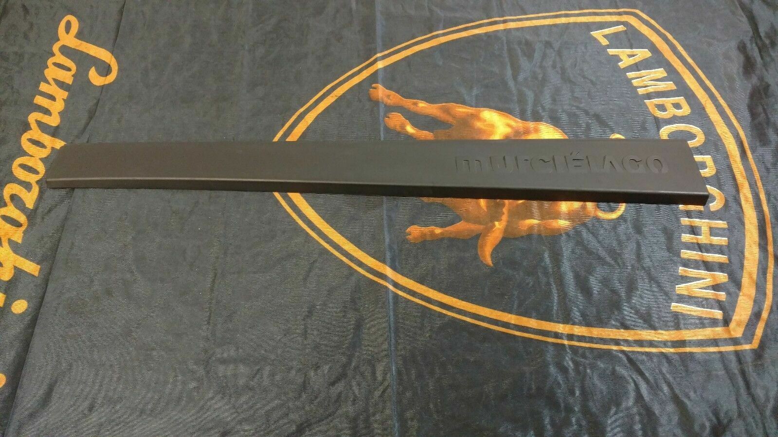 LAMBORGHINI MURCIELAGO LP640 DRIVER LEFT SIDE DOOR SILL SCUFF PLATE OE 410853491