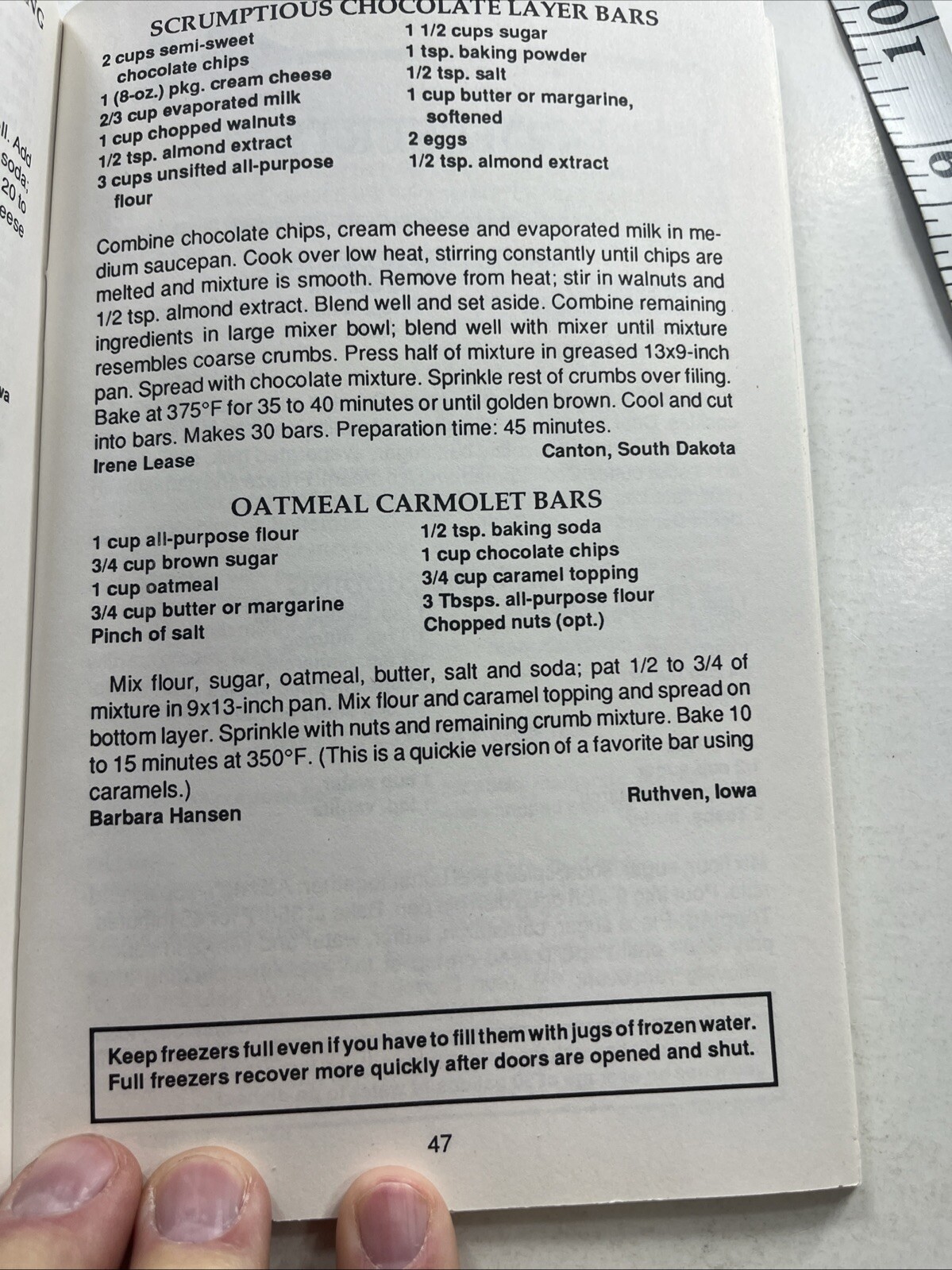 Iowa Holiday Cookbook Christmas ethnic Dutch Letters St. Nicholas cookie Vintage