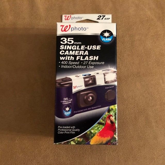 Walgreens 35 mm Single Use Camera Flash UNOPENED disposable new in box