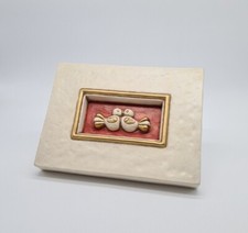 Thun Bolzano piatto da parete ceramica quadro uccellini uccellino vintage design Italy Italia