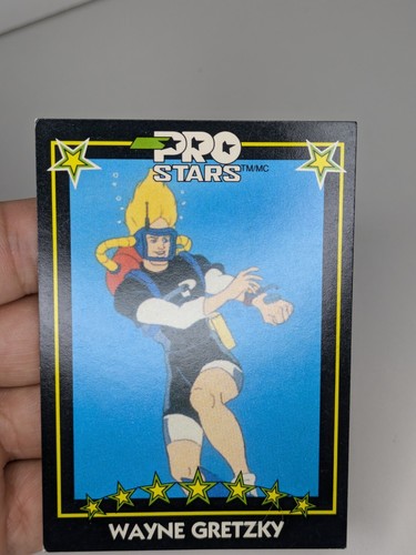 Tarjeta de dibujos animados Wayne Gretzky Scuba PRO STARS cereal RARO 1991 DIC animación ciudad - Imagen 3 de 8