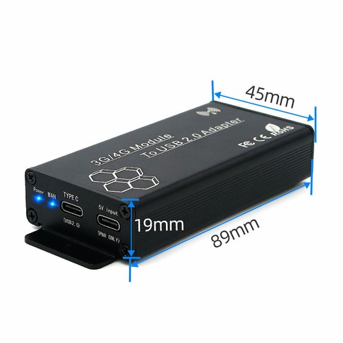 NGFF(M.2) to USB 2.0(TYPE C) Adapter With SIM card Slot for WWAN/LTE Module - Picture 2 of 8