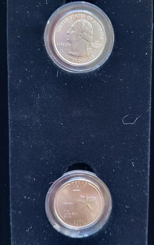 Texas Coin and Currency Set - $1, $2, $5, $10 All same serial number - Picture 5 of 7
