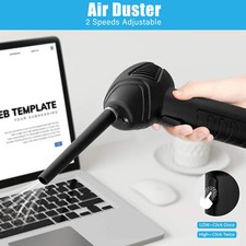 Mini Electric Air Duster Blower for Computer Keyboard Macbook Air Pro Cleaning