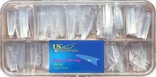 US Nail Manufacturer Straight Coffin Clear 540 tips Extra 3,4,5,6 New 2023