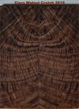 Outstanding Stabilized Walnut Crotch Curl knife scales #2616, 6 x 2 1/4 x 3/8+"