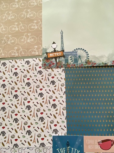 Scrapbook Bundle PARIS Theme Paper, Stickers, Die-Cuts Recollections, Do-Jiggies - Picture 5 of 12