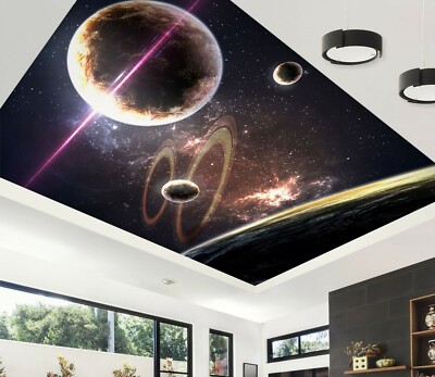 3D Planet A2638 Ceiling WallPaper Murals Wall Print Decal Deco AJ WALL Fay
