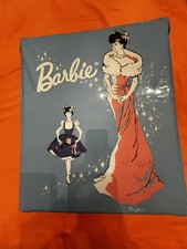 Vintage 1962 Ponytail Barbie Blue Vinyl Carrying Case Amazing Condition